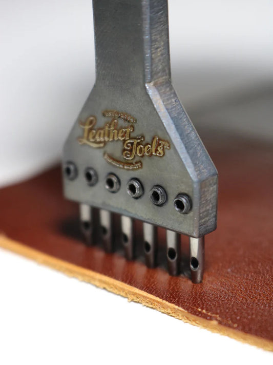Çatal Zımba Seti | Deri Dikişi İçin Delik Açma Leathercraft El Aleti