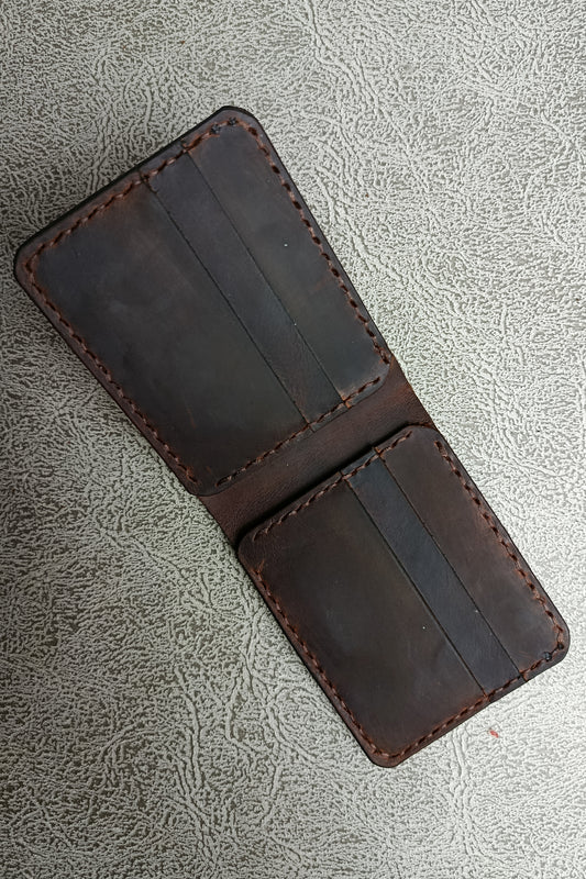 El Yapımı Hakiki Deri Cüzdan - Nomad