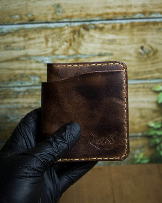 El Yapımı Hakiki Deri Cüzdan – Fade