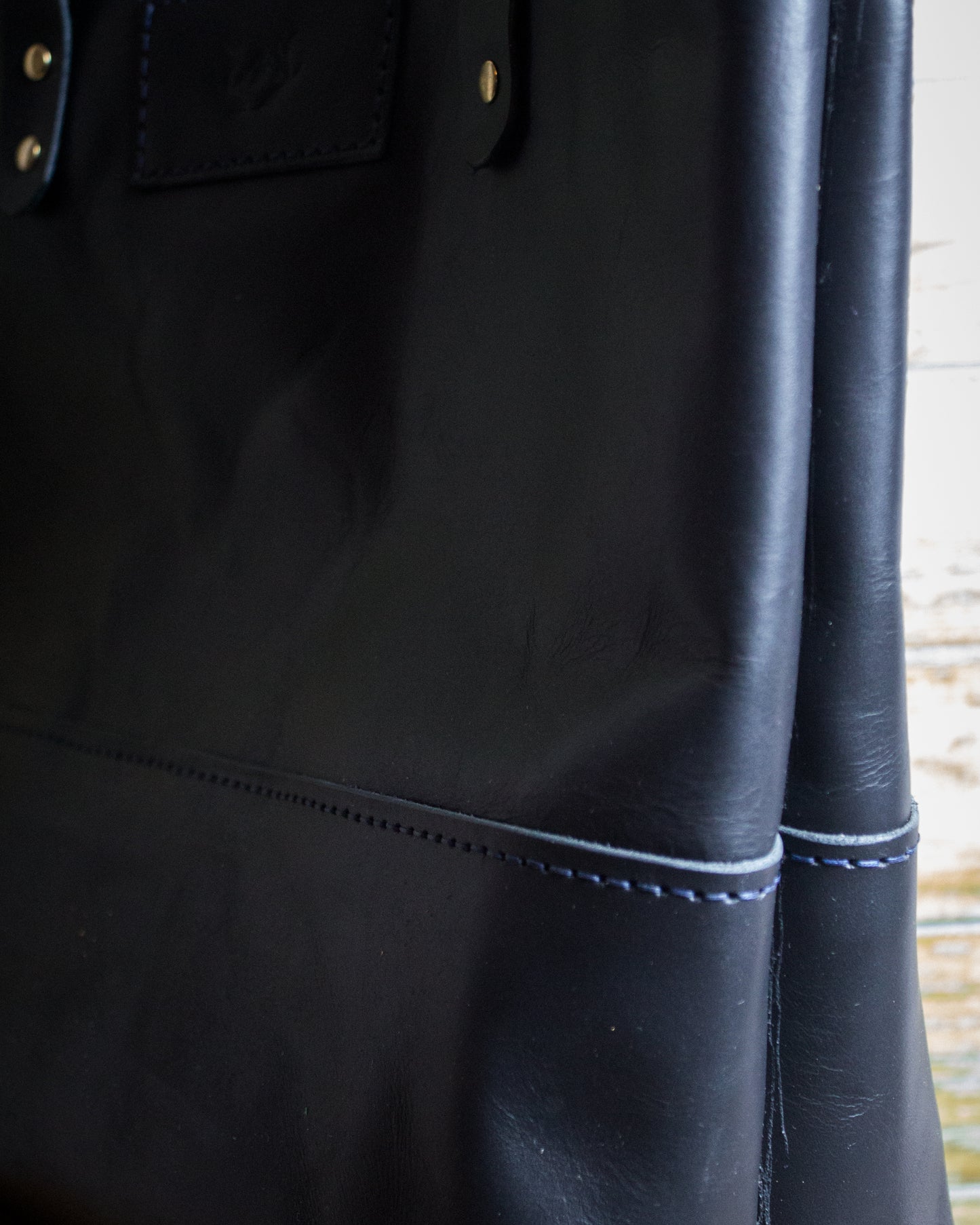 El Yapımı Hakiki Deri Tote Çanta - Floryn