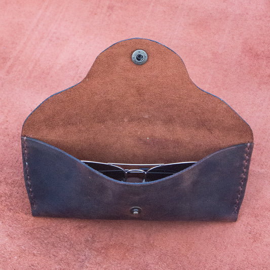 El Yapımı Hakiki Deri Gözlük Kılıfı - XXII