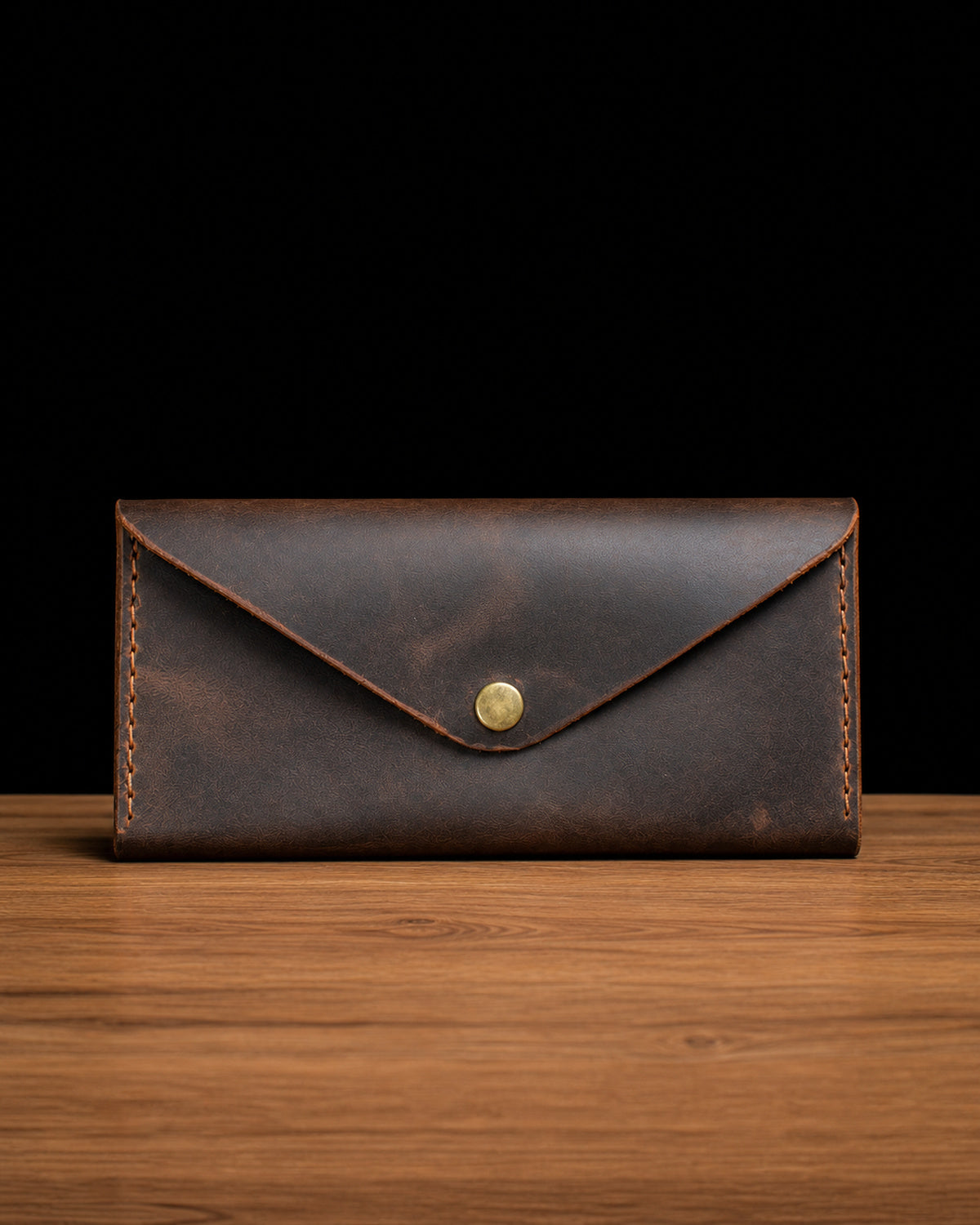 El Yapımı Hakiki Deri El Çantası - Clutch