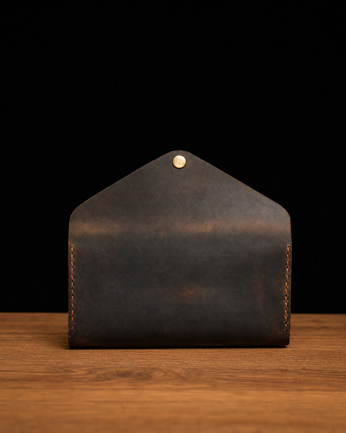 El Yapımı Hakiki Deri El Çantası - Clutch