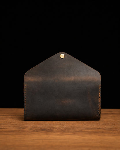 El Yapımı Hakiki Deri El Çantası - Clutch