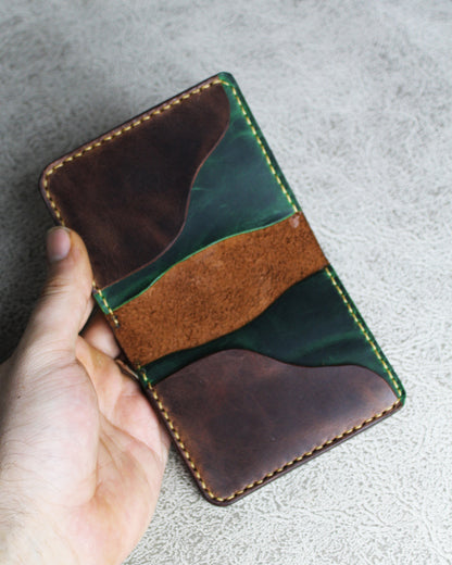 El Yapımı Hakiki Deri Cüzdan – Fade