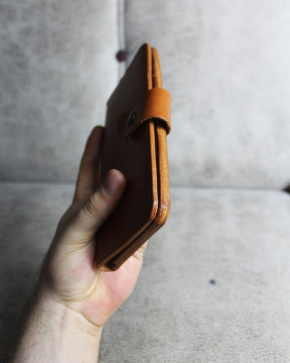 El Yapımı Hakiki Deri Uzun Cüzdan – Full Vegetal