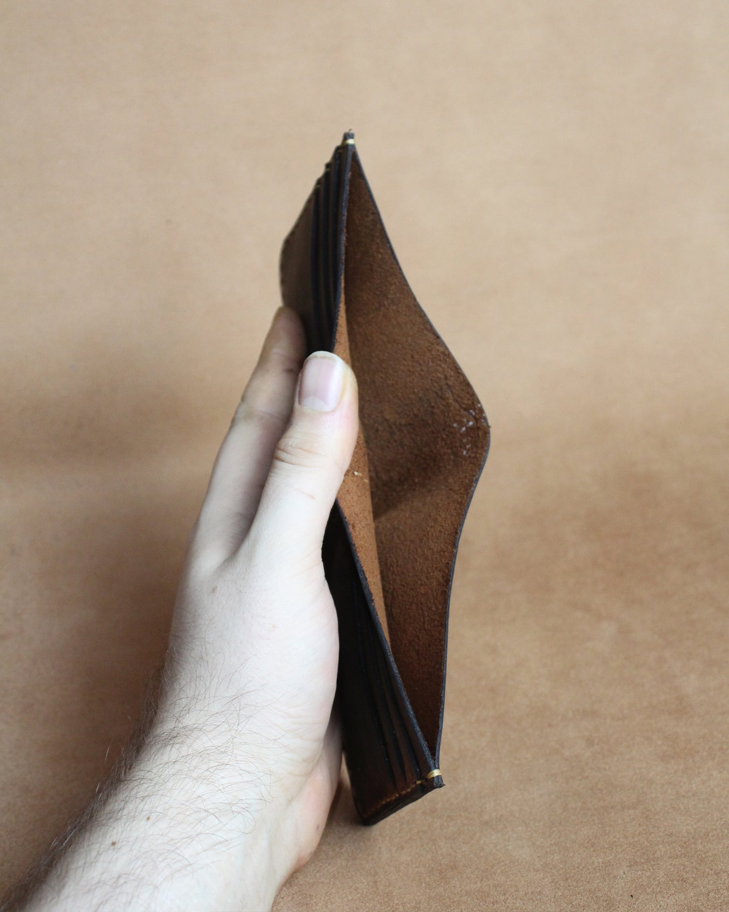 El Yapımı Hakiki Deri Cüzdan - Castle