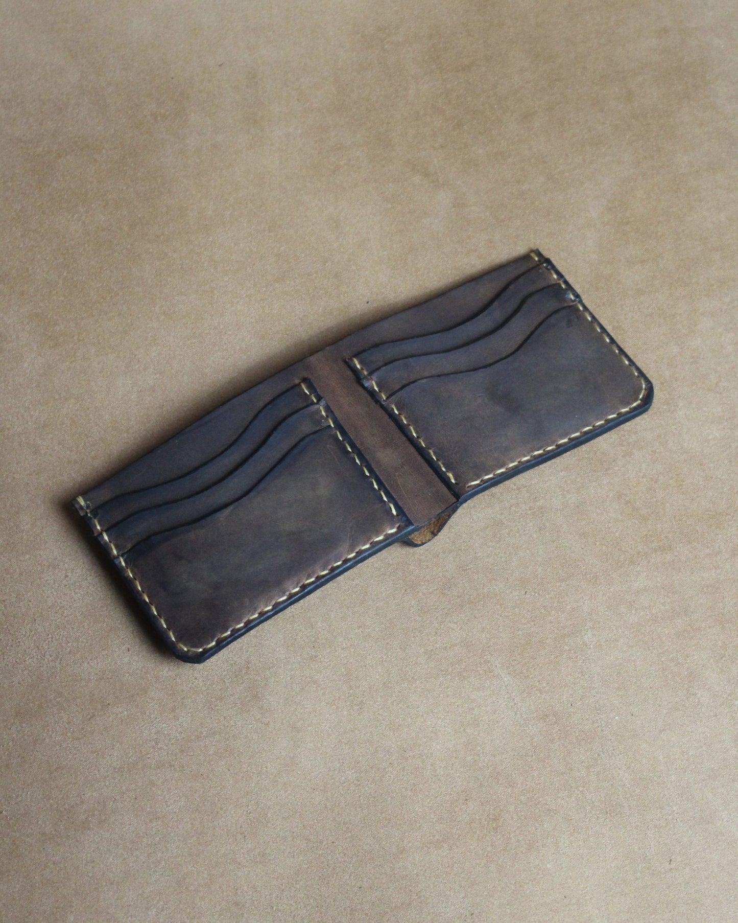 El Yapımı Hakiki Deri Cüzdan - Castle