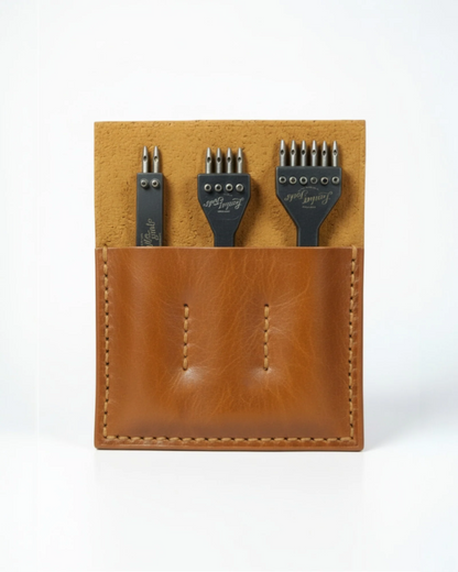 Çatal Zımba Seti | Deri Dikişi İçin Delik Açma Leathercraft El Aleti