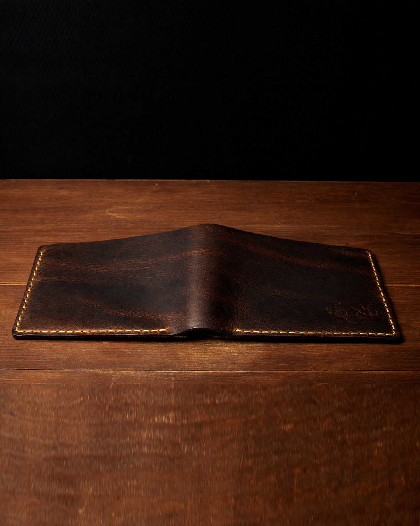 El Yapımı Hakiki Deri Cüzdan - Castle