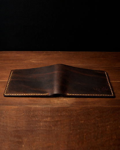 El Yapımı Hakiki Deri Cüzdan - Castle