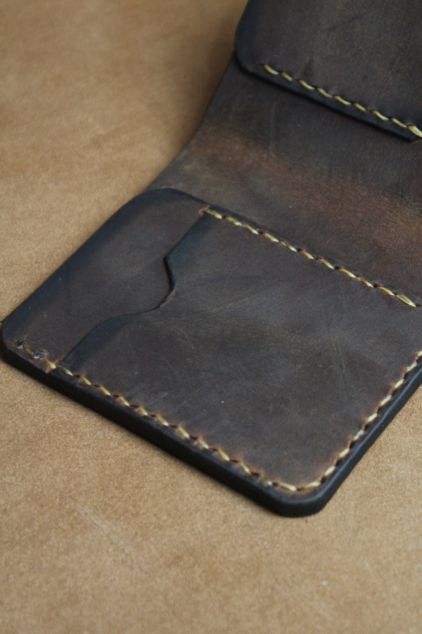 El Yapımı Hakiki Deri Cüzdan - Era