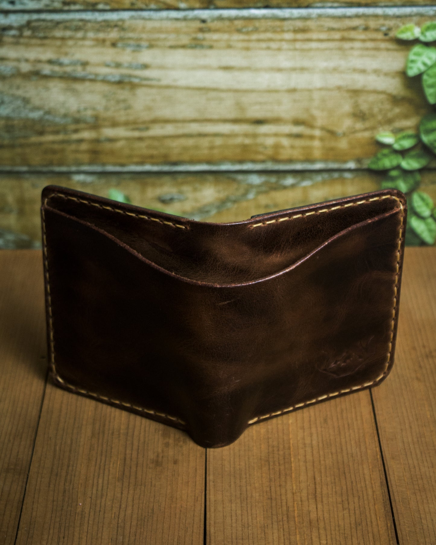 El Yapımı Hakiki Deri Cüzdan – Fade