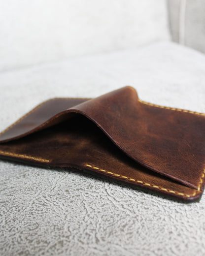 El Yapımı Hakiki Deri Cüzdan – Fade