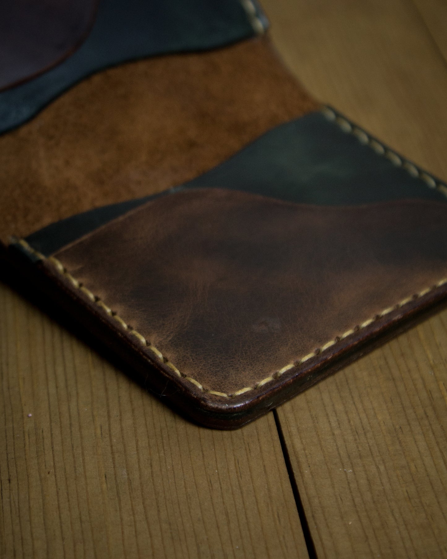 El Yapımı Hakiki Deri Cüzdan – Fade