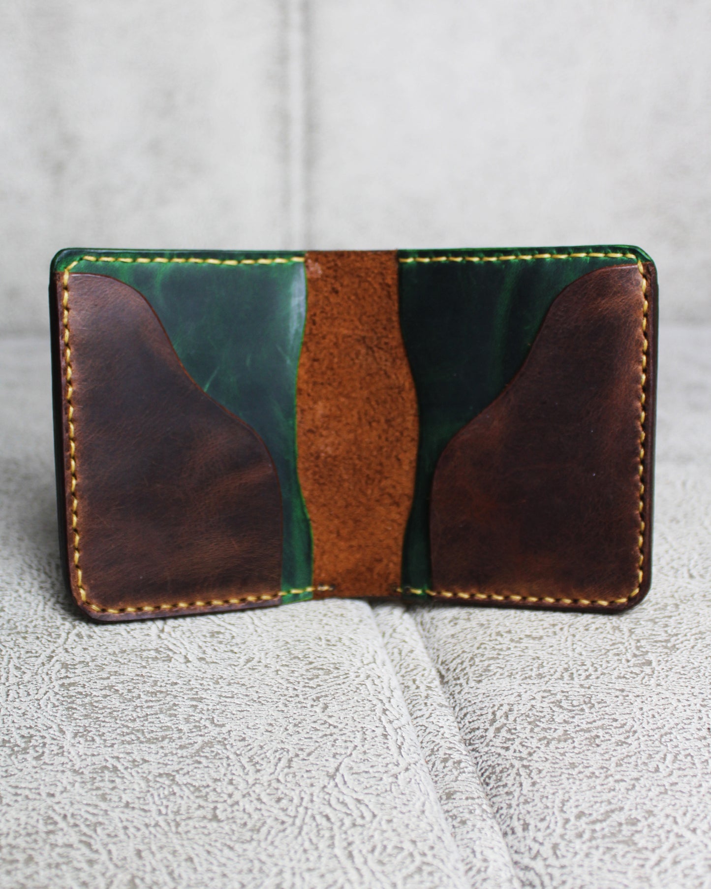 El Yapımı Hakiki Deri Cüzdan – Fade