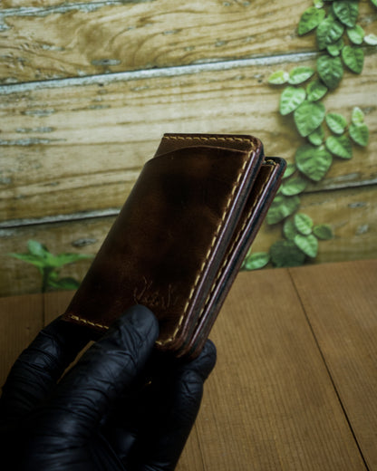 El Yapımı Hakiki Deri Cüzdan – Fade
