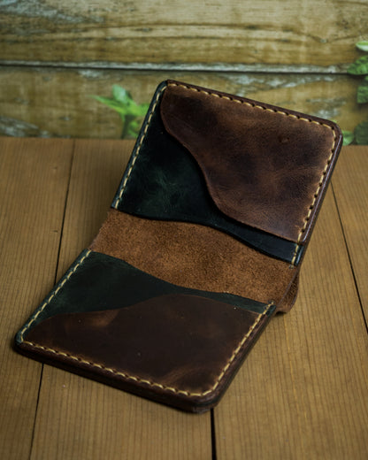 El Yapımı Hakiki Deri Cüzdan – Fade