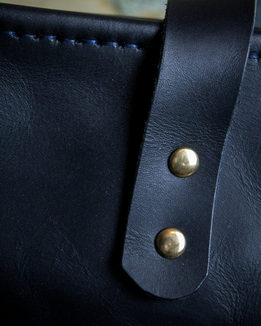 El Yapımı Hakiki Deri Tote Çanta - Floryn