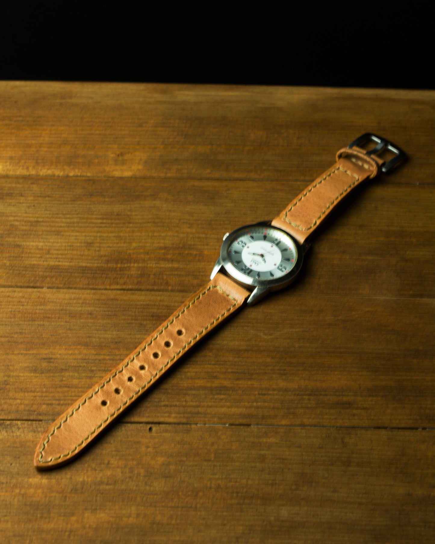 El Yapımı Hakiki Deri Saat Kayışı – Naga