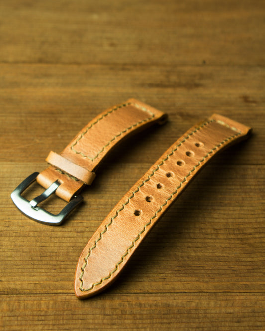 El Yapımı Hakiki Deri Saat Kayışı – Naga