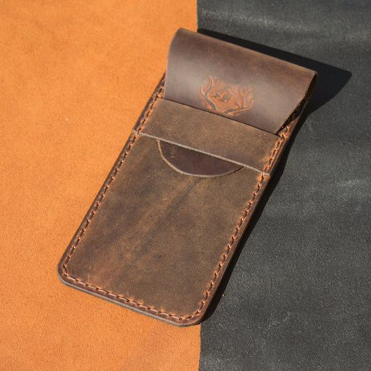 El Yapımı Hakiki Deri Kalemlik