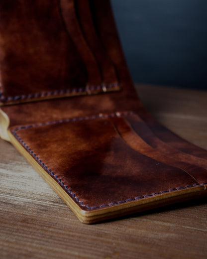 El Yapımı Shell Cordovan Deri Cüzdan No:7 – Rocado Museum Serisi