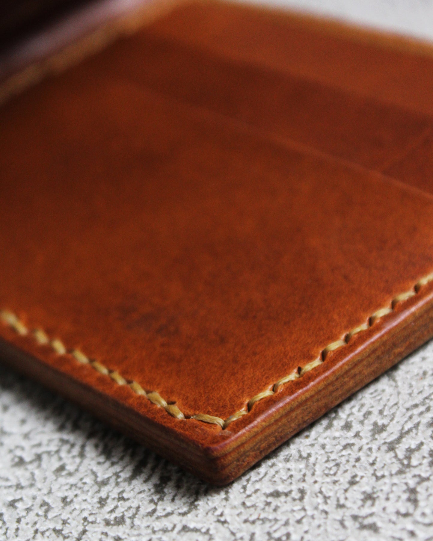 El Yapımı Hakiki Full Vegetal Deri Cüzdan - Solen