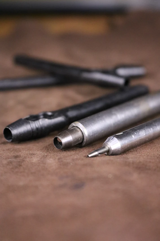 Tekli Vurma Zımba | Deri Delme ve Dikiş İçin Hassas Punch Aleti