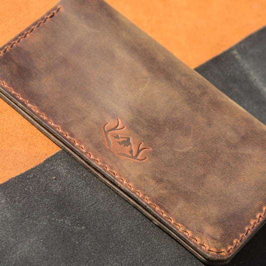 El Yapımı Hakiki Deri Tütün Kesesi - Tobac