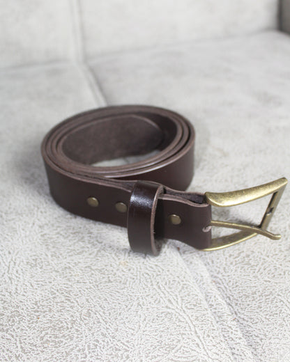 El Yapımı Full Vegetal Hakiki Deri Kemer – 120 cm