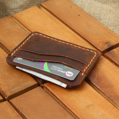 5 Bölmeli Klasik Deri Kartlık - Wild