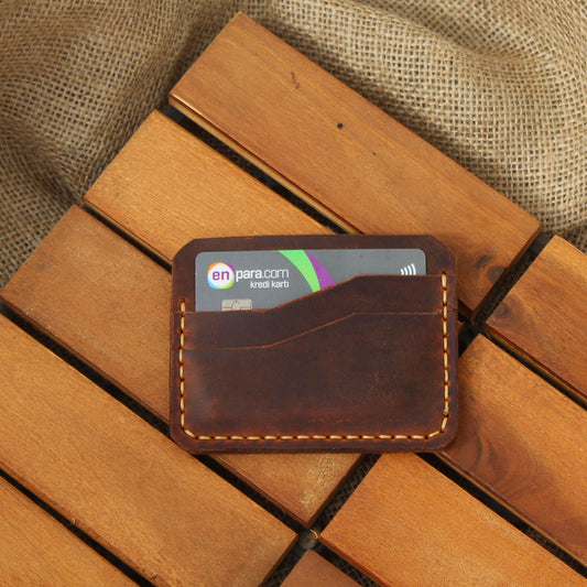 5 Bölmeli Klasik Deri Kartlık - Wild